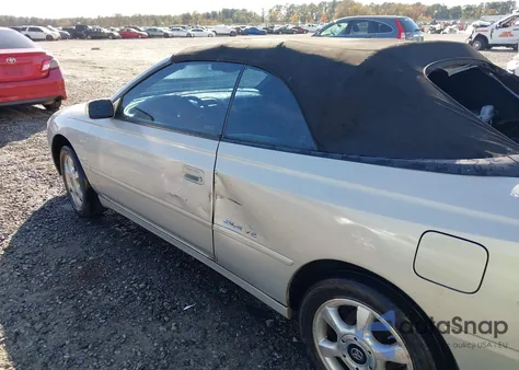2001 Toyota Camry Solara Sle V6 z USA, uszkodzony, nr VIN 2T1FF22P31C430613